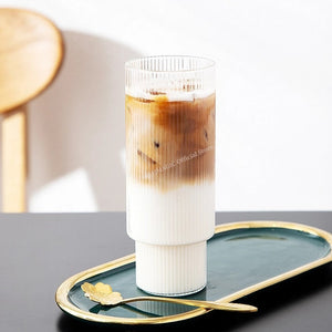 6/4/2/1Pcs American Coffee Mug Heat-Resistant Glass Cups Transparent Tea Mug Water Cup for Drinking Milk Beertea Juice Tumblers | 0 | TageUnlimited