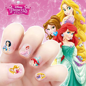 Frozen Princess Elsa Anna Makeup Nail Stickers Toy Snow White Sophia Mickey Minnie Figure Dolls Kids Cartoon Toys for Girls | TageUnlimited