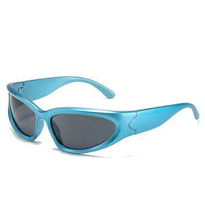 Popular Women Sunglasses  Punk Sunglasses Unique Sports Sun Glasses Men UV400 Goggle Shades Mirror Colorful Y2k Eyewear | TageUnlimited