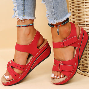 Women Sandals Heels Summer Sandals With Wedge Elegant Heeled Shoes For Women Platform Sandalias Mujer Lightweight Wedges Shoes | TageUnlimited
