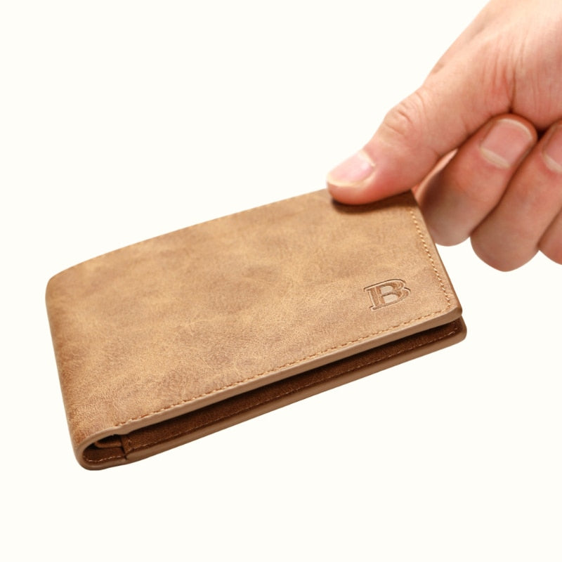 New Fashion PU Leather Wallets for Men with Coin Bag Zipper Small Money Purses Dollar Slim Purse New Design Men&#39;s Wallet | TageUnlimited