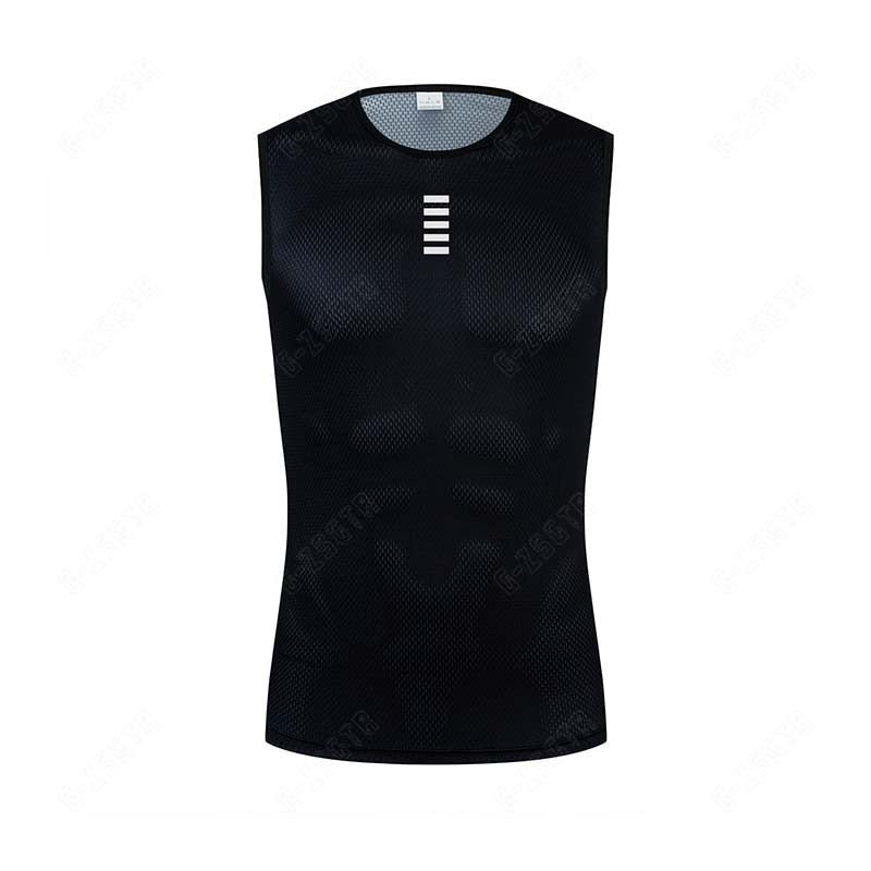 Cycling Underwear Sport Base Layer White Cycling Jersey Reflective Vest Men Undershirt Quick Dry Elastici Vest Road Bike Jersey | TageUnlimited