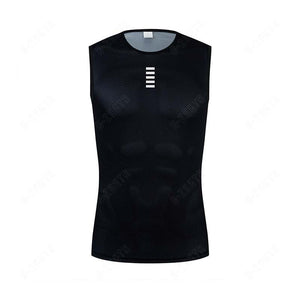 Cycling Underwear Sport Base Layer White Cycling Jersey Reflective Vest Men Undershirt Quick Dry Elastici Vest Road Bike Jersey | TageUnlimited