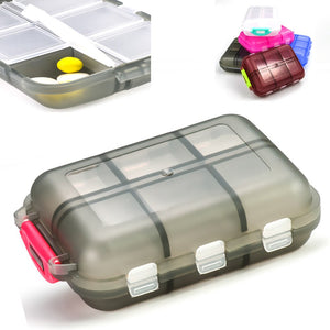 Tcare Travel Pill Organizer Moisture Proof Pills Box for Pocket Purse Daily Pill Case Portable Medicine Vitamin Holder Container | TageUnlimited