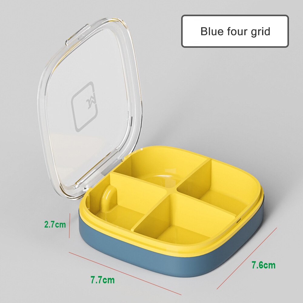 Tcare Travel Pill Organizer Moisture Proof Pills Box for Pocket Purse Daily Pill Case Portable Medicine Vitamin Holder Container | TageUnlimited