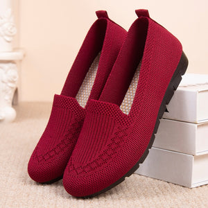 Mesh Breathable Sneakers Women Breathable Light Slip on Flat Casual Shoes Ladies Loafers Socks Shoes Women Zapatillas Mujer | TageUnlimited