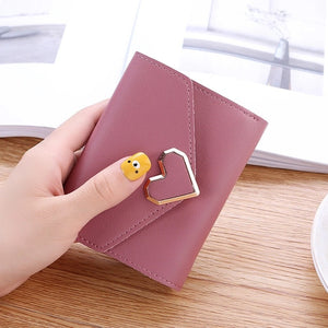 Fashion Women Wallets Leather Female Purse Mini Hasp Solid Multi-Cards Holder Coin Short Wallets Slim Small Wallet Zipper Hasp | TageUnlimited