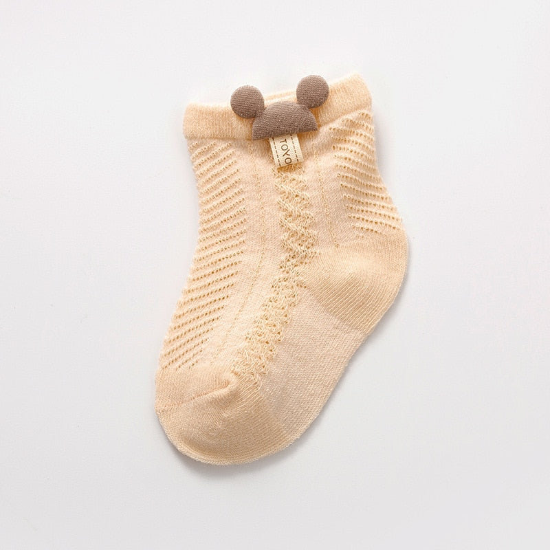 Thin Baby Socks Summer Breathable Mesh Socks Newborn Toddler Cartoon Boys Socks Princess Girls Clothing Accessories  0-2Y | TageUnlimited