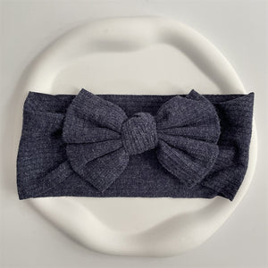 New Colors Knit Baby Headbands Rib Bow Elastic Soft Newborn Headbands for Baby Girl Children Turban Infant Kids Hair Accessories | TageUnlimited