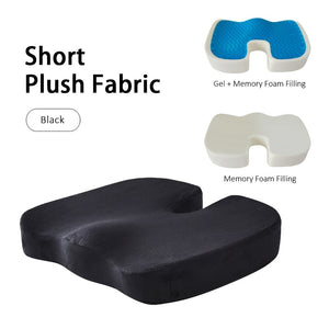 Gel Orthopedic Memory Foam U Coccyx Travel Seat Cushion Massage Car Office Chair Protect Healthy Sitting Breathable Pillows Pad | TageUnlimited