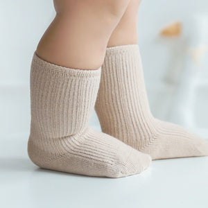 3Pairs/lot Solid Baby Socks for Newborn Soft Cotton Spring Winter Kids baby Boy Girl Sock Ribbed Leg warmers toddlers accessorie | TageUnlimited