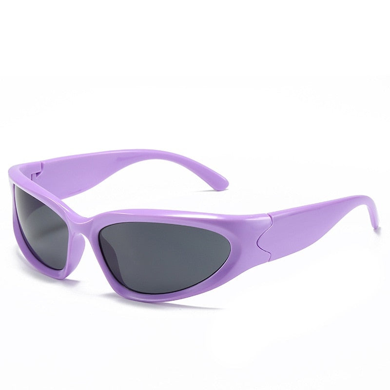 Popular Women Sunglasses  Punk Sunglasses Unique Sports Sun Glasses Men UV400 Goggle Shades Mirror Colorful Y2k Eyewear | TageUnlimited