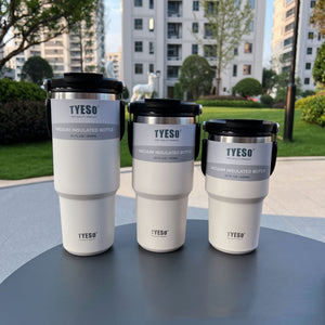 Tyeso Coffee Cup Thermos Bottle Stainless Steel Double-layer Insulation Cold And Hot Travel Mug Vacuum Flask Car Water Bottle | 0 | TageUnlimited