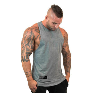 Brand Clothing Men Gym Singlet Muscle Stringer Tank Tops Fitness Sports Sleeveless Shirt Y BACK Racer Workout Tops Vest | TageUnlimited