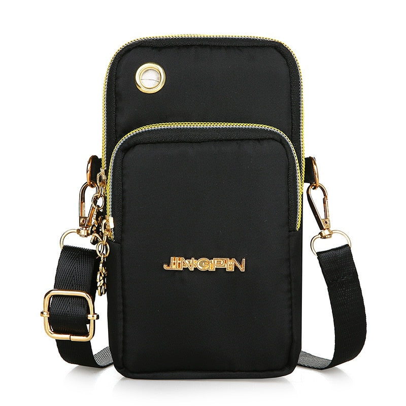 Small Shoulder Bag Nylon Women Mobile Phone Bag Mini Female Messenger Purse Lady Wallet CrossBody Bag Women Handbag | TageUnlimited