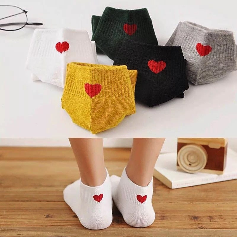 5 Pairs Of Women Socks Cartoon Cotton Socks. | TageUnlimited