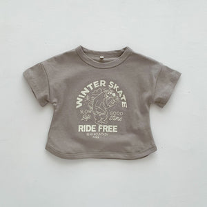 Fashion Kids Summer T-shirts Slub Cotton Toddler Baby Clothes Children Tops Tees For Boys &amp; Girls | TageUnlimited