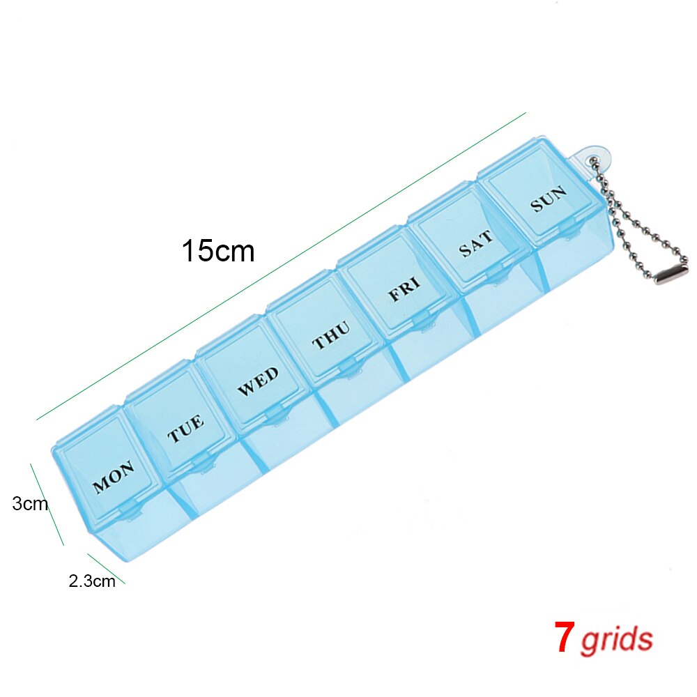 Tcare Travel Pill Organizer Moisture Proof Pills Box for Pocket Purse Daily Pill Case Portable Medicine Vitamin Holder Container | TageUnlimited