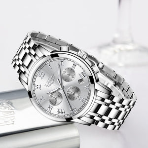 New Fashion Women Watches LIGE Top Brand Ladies Luxury Creative Steel Women Bracelet Watches Female Quartz Waterproof Watch Gift | TageUnlimited