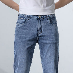 New Men Stretch Skinny Jeans New Spring Fashion Casual Cotton Denim Slim Fit Pants Male Trousers | TageUnlimited