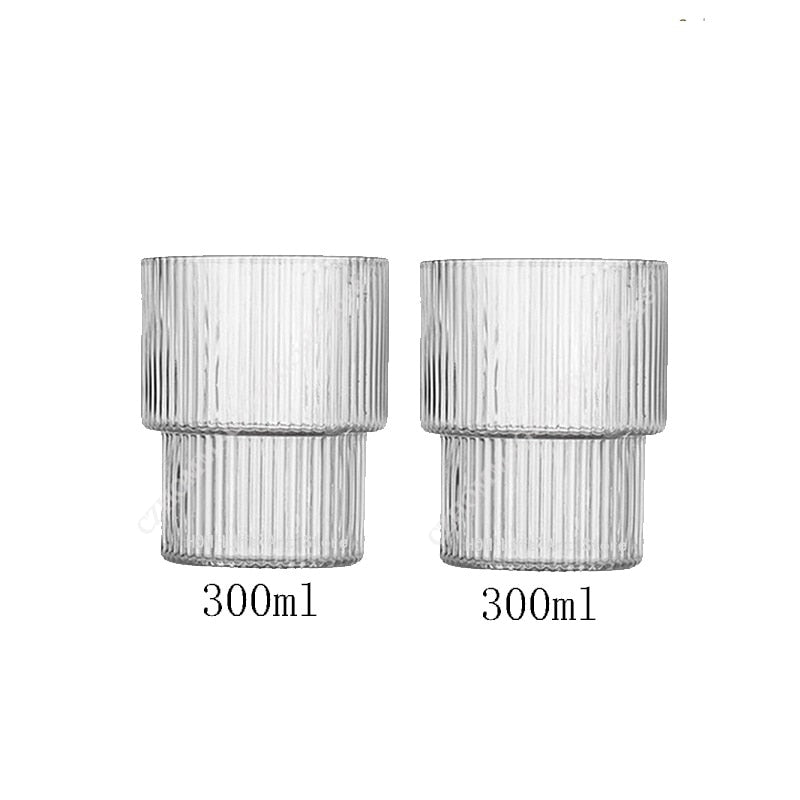 6/4/2/1Pcs American Coffee Mug Heat-Resistant Glass Cups Transparent Tea Mug Water Cup for Drinking Milk Beertea Juice Tumblers | 0 | TageUnlimited