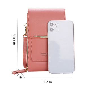 3 Style Women Bags Soft Leather Wallets Touch Screen Cell Phone Purse Crossbody Shoulder Strap Handbag for Lady | TageUnlimited