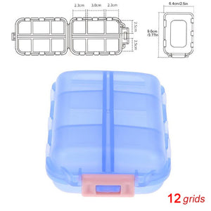 Tcare Travel Pill Organizer Moisture Proof Pills Box for Pocket Purse Daily Pill Case Portable Medicine Vitamin Holder Container | TageUnlimited
