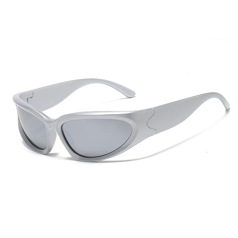 Popular Women Sunglasses  Punk Sunglasses Unique Sports Sun Glasses Men UV400 Goggle Shades Mirror Colorful Y2k Eyewear | TageUnlimited