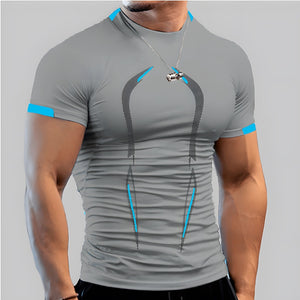 Quick Dry Summer Running Shirt Sport Shirt Sport T-shirt Man Training Man T-shirt Fitness Top Oversized Short Sleeved Clothing | TageUnlimited