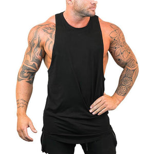 Brand Clothing Men Gym Singlet Muscle Stringer Tank Tops Fitness Sports Sleeveless Shirt Y BACK Racer Workout Tops Vest | TageUnlimited