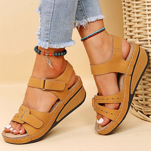 Women Sandals Heels Summer Sandals With Wedge Elegant Heeled Shoes For Women Platform Sandalias Mujer Lightweight Wedges Shoes | TageUnlimited