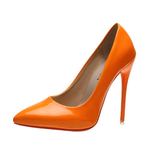 Fashion High Heels 35-45 Plus Size Women Shoes 12cm Thin Stiletto Banquet Wedding Shoes Sexy Pointed Toe Ladies Party Shoes | TageUnlimited