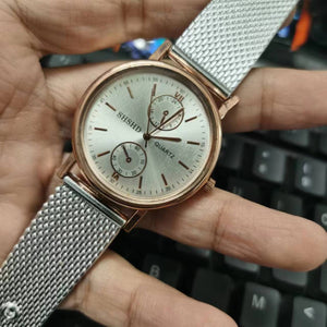 WOKAI Quartz Wristwatch Luminous Men belt Watches Classic Calendar Mens Business Steel Watch Relogio Masculino Popular Saati Ho | TageUnlimited