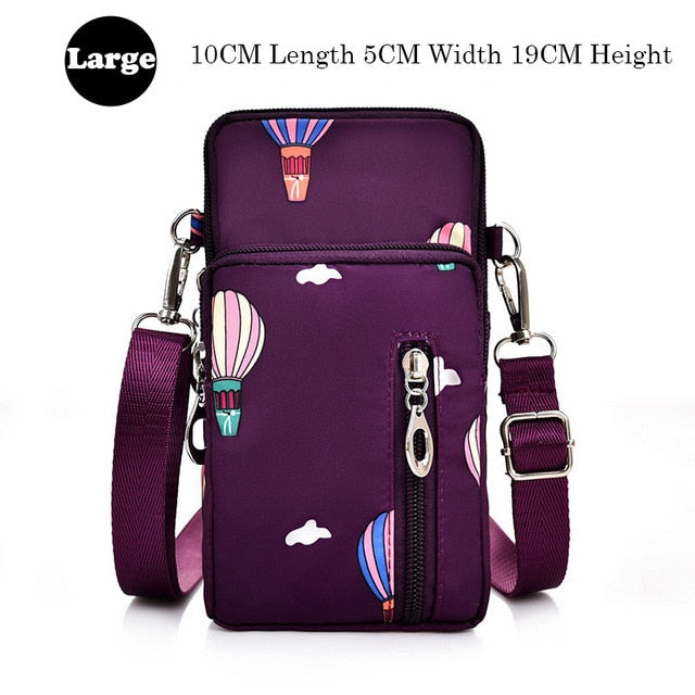 Universal Mobile Phone Bag For Samsung/iPhone/Huawei/HTC/LG Case Wallet Outdoor Sport Arm Purse Shoulder Bag Women Phone Pouch | TageUnlimited