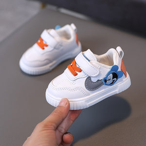 White Casual Shoes For Baby Boy Girl Brand Children Sneaker Mickey Mouse White Kids Sports Shoes Toddler Walking Shoes 0-3 Year | TageUnlimited