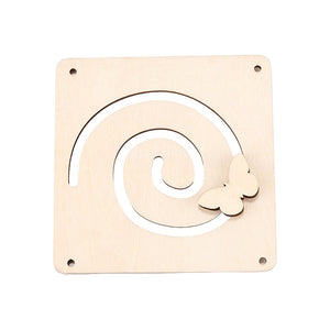 Montessori Busy Board DIY Accessories Early Learning Toy Matching Puzzle Kindergarten Education Hourgla Shoe Maze brain game Toy | TageUnlimited