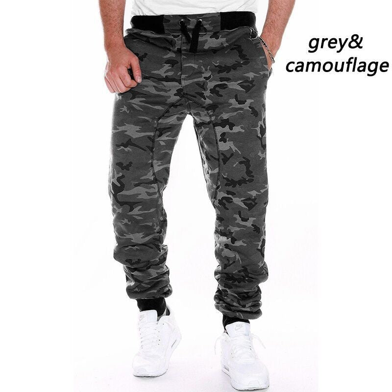 Sweatpants Men Camouflage Elasticity Military Cargo Pants Drawstring Multi Pockets Bottoms Casual Jogger Trousers | 0 | TageUnlimited