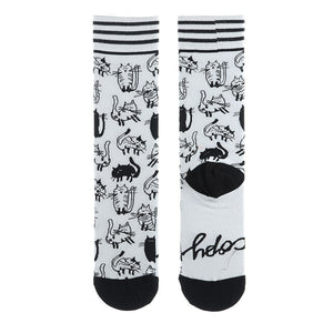 Fashion Colorful Autumn Winter Stocking  Women Socks  Plant Hedgehog Slothsi Cotton Socks Personality Straight Trendy Socks | TageUnlimited