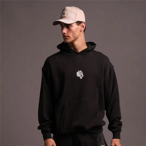 DARC SPORT Mens Thick Fleece Hoodies Unisex Hip Hop Wolf Print Hoodies Classics Thick Velvet Fabrics Hoodies Oversize S-3XL | TageUnlimited
