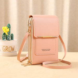 3 Style Women Bags Soft Leather Wallets Touch Screen Cell Phone Purse Crossbody Shoulder Strap Handbag for Lady | TageUnlimited