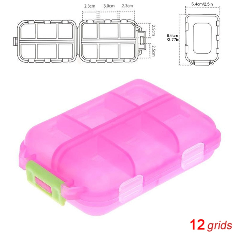 Tcare Travel Pill Organizer Moisture Proof Pills Box for Pocket Purse Daily Pill Case Portable Medicine Vitamin Holder Container | TageUnlimited