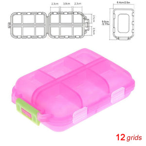 Tcare Travel Pill Organizer Moisture Proof Pills Box for Pocket Purse Daily Pill Case Portable Medicine Vitamin Holder Container | TageUnlimited