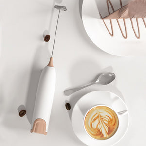 Electric Milk Frother Kitchen Drink Foamer Whisk Mixer Stirrer Coffee Cappuccino Creamer Whisk Frothy Blend Whisker Egg Beater | TageUnlimited