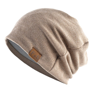 Men Women  Winter Warm Beanies Skullies Knitted Solid Casual Brand Soft Knitting Hat Outdoor Plus Velvet | TageUnlimited