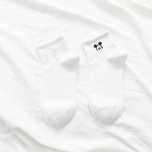 Disney Embroidered women socks shallow mouth Korean cute Japanese tide summer thin Cotton Funny street adult short boat sock | TageUnlimited