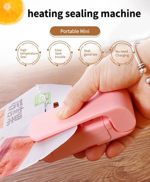 Handy Kitchen Storage Food Sealer Tool Bag Sealing Machine For Plastic Bags Home Items Packing Portable Packaging Package Mini | TageUnlimited