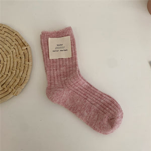 Women Socks Warm Wool Winter Thick Snow Casual Cashmere Business Socks Harajuku Designer Socks | TageUnlimited