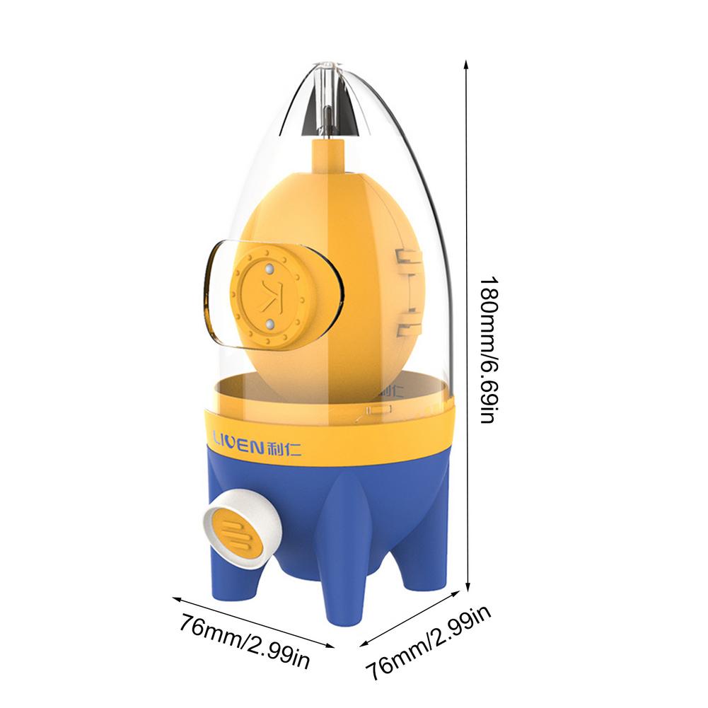 Rocket Manual Golden Egg Puller Scrambler Household Egg White Yolk Mixer Albumen Blender Without Breaking Eggs Kitchen Tools | TageUnlimited
