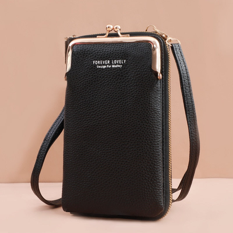 3 Style Women Bags Soft Leather Wallets Touch Screen Cell Phone Purse Crossbody Shoulder Strap Handbag for Lady | TageUnlimited