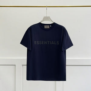 ESSENTIALS T-shirt Loose Rubber Letter logo Ovesized Short Sleeve Hip hop Unisex 100% Cotton Sports Tees | TageUnlimited